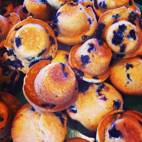 Blueberry Muffins at Souplantation/Sweet Tomatoes
